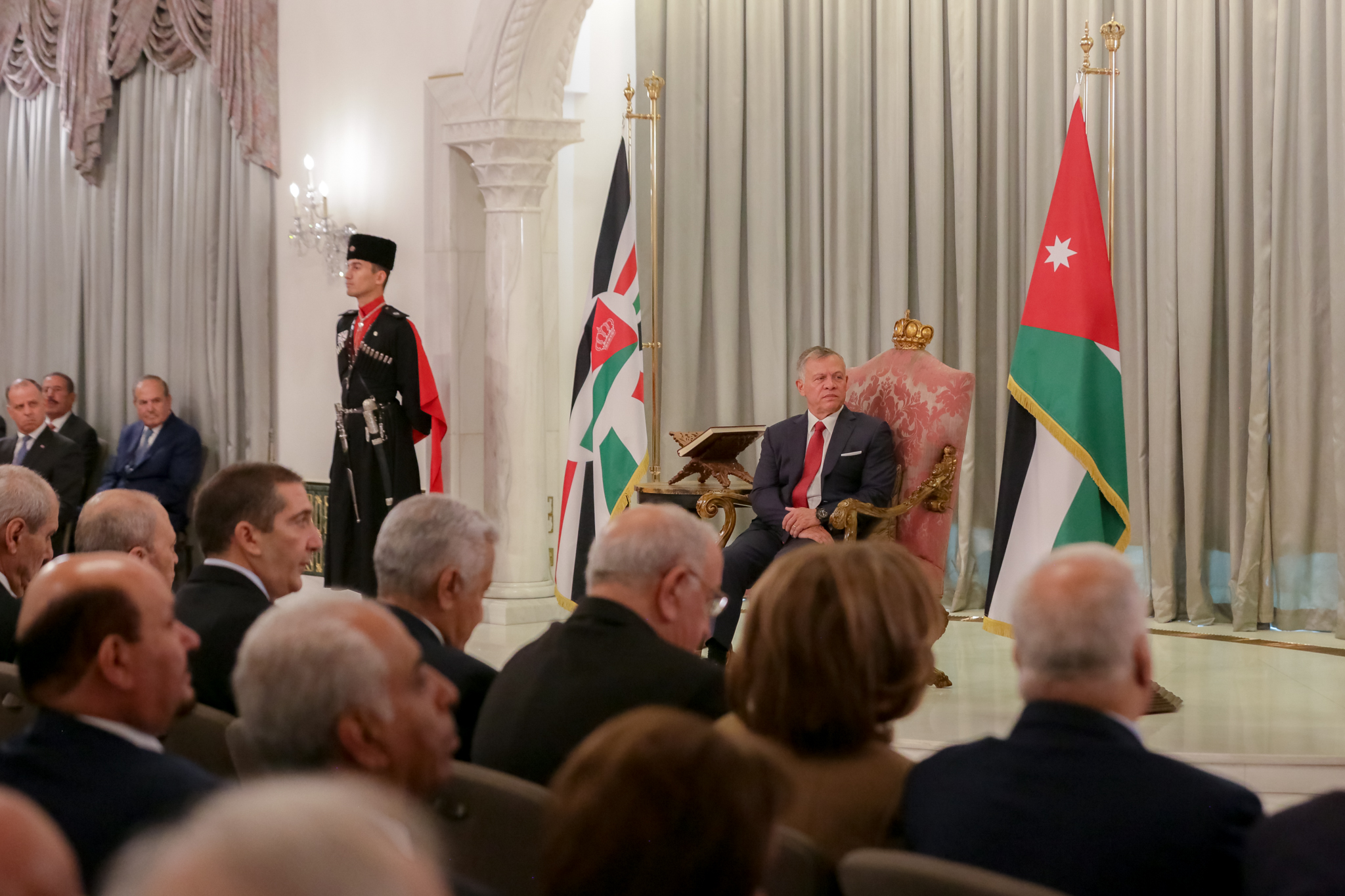 His Majesty King Abdullah II Listens To The Responses By The Senate And ...